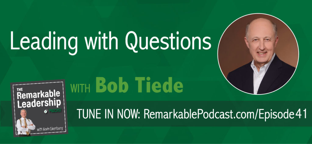 Does a leader need to know all the answers and tell others what to do?  Bob Tiede, the brain child behind leadingwithquestions.com, would argue that there is value in that and leaders (and their teams) are more successful when one leads with questions. Kevin and Bob discuss how to strengthen your skills to lead by asking.