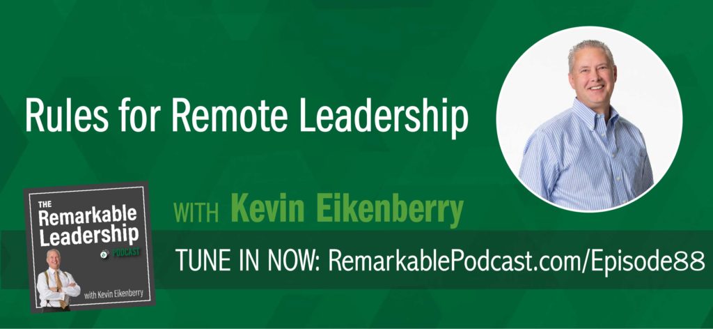 Leading from a distance can seem difficult, yet it is still about leadership, and the principles of leadership haven’t changed—they are principles. In this episode, Kevin is in the visitor’s seat to talk about the opportunities and challenges with leading a remote team. He gives us a preview into The Long-Distance Leader, scheduled for a June 2018 release and shares some takeaways we can implement today.