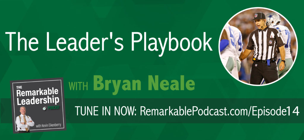 What do football and leadership have to do with each other? Turns out, there are many parallels between the two, as discussed in today's Remarkable Leadership episode. Join the conversation with Bryan Neale, co-host of The Advanced Selling podcast, sales consultant/trainer and NFL official, as we discuss the similarities between sales and football.  Looking for more leadership learning and resources?  Visit www.remarkablepodcast.com for updates, and join our LinkedIn Group of like-minded leaders.