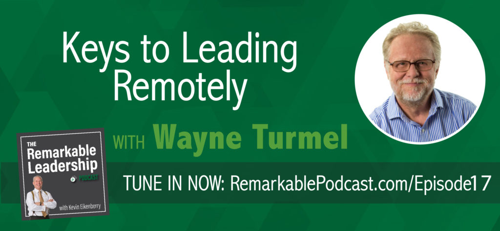  What does it take when leading remotely? Is it really more challenging than managing in-house? Today's guest, author and co-founder of The Remote Leadership Institute, Wayne Turmel, sheds some light on the unique aspects of leading remotely, and offers insightful tips on how you can successfully handle the challenges that remote leaders face daily. Today's episode is definitely not one you want to miss, regardless of your leadership situation!