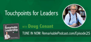 In today's not-to-be-missed episode, Doug Conant, founder of ContantLeadership, former CEO and President of Campbell Soup, and best-selling author, turns leadership on its head, by asserting that daily interruptions leaders face are actually the moments that hold the greatest opportunity for effective leadership. Whether you're new to the leadership game or a seasoned champion, this is one episode you cannot miss!