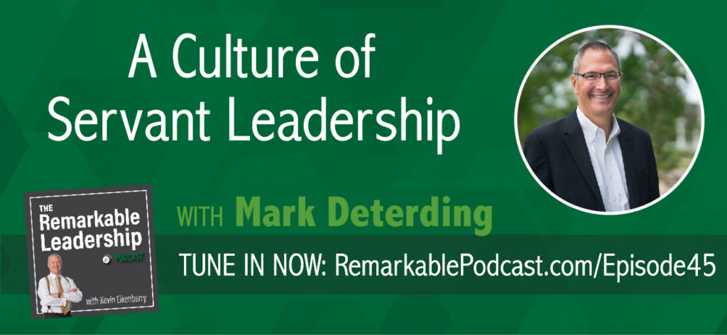  Mark Deterding, founder and principal of Triune Leadership Services, works with organizations and individuals to create a culture of servant leadership. In this episode, Kevin and Mark discuss how high performing leaders continue to assess each individual and build energy accordingly. They also look at emerging leaders and how they can enter the role with humility.