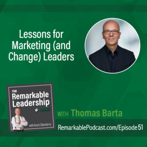 When it comes to leading an organization or a team, you need to be relevant. Thomas Barta, former McKinsey partner and senior marketer chats with Kevin about his recent book, The 12 Powers of a Marketing Leader. Thomas and his co-author, Patrick Barwise, conducted the largest ever global study of marketing leadership to answer the question: what makes an effective and successful marketing leader? This discussion and lessons learned can be applied regardless of your role in an organization.
