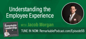 Regardless of your leadership status, you should treat your role as if your job to make other people successful. Jacob Morgan didn’t always feel he has those type of managers and as a result decided to look at the workplace from the people to the infrastructure. In his latest book, The Employee Experience Advantage, Morgan analyzes over 250 global organizations to determine how to create an organization where people genuinely want, not need to show up to work. Kevin and Jacob delve into employee experiences and what we need to look for in the future.
