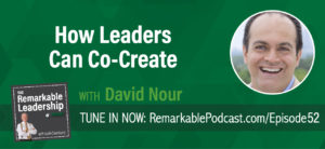 Leaders invest in relationships and continue to evolve to remain relevant to that relationship. David Nour thought leader on the topic of business relationships for more than 25 years joins Kevin to discuss his latest book, Co-Create: How Your Business Will Profit from Innovative and Strategic Collaboration. Co-creation means finding the common goal, sharing the same vision and working together through your strategic relationship to achieve the next big thing.