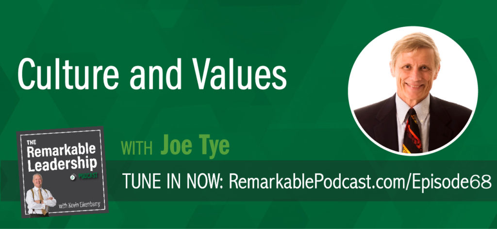 Culture, values, and ownership are words organizations use every day. Do you really know what they mean for, your team, and your organization? Kevin and Joe Tye, author and CEO and Head Coach of Values Coach, discuss corporate culture. Joe challenges us to think about corporate values and define your culture in 6 words. These need to be intentional and unique to create the workplace you want.