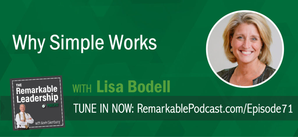 We all dream big and yet we keep adding things to our to-do list keeping us from those dreams. Further, we boast about checking 20 tasks off our list by 8:30 AM, yet did you ask yourself if that task really needed to be done? Lisa Bodell, founder, and CEO of futurethink and author of Why Simple Wins, joins Kevin to chat about simplicity in organizations. Lisa goes over questions we can ask to help define simplicity and what can leaders do to recognize the activities that suck time and those that create value.