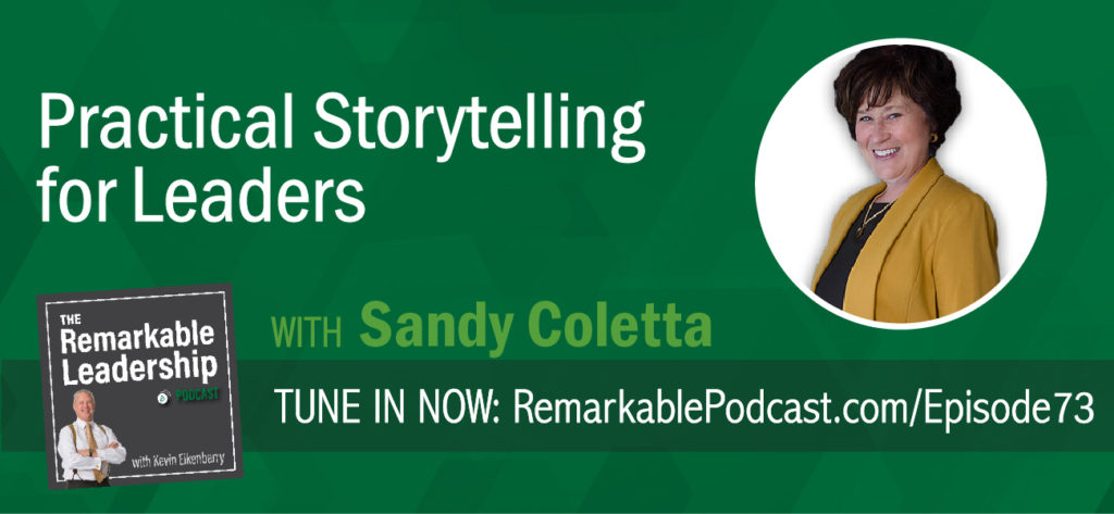 The art of a good story. It is interactive and uses words and actions to engage the listener and encourage imagination. Sandy Coletta is the former President of Kent Hospital and Executive Vice President and Chief Operating Officer of a Care New England. She joins Kevin to talk about her leadership journey and how it lead to her new book, The Owl Approach to Storytelling: Lead with Your Life. She suggests that we all have roles/positions in our organizations and stories need to come from the heart. Leaders should leaders open themselves up to using their own life stories to enhance employee engagement and achieve organizational goals.