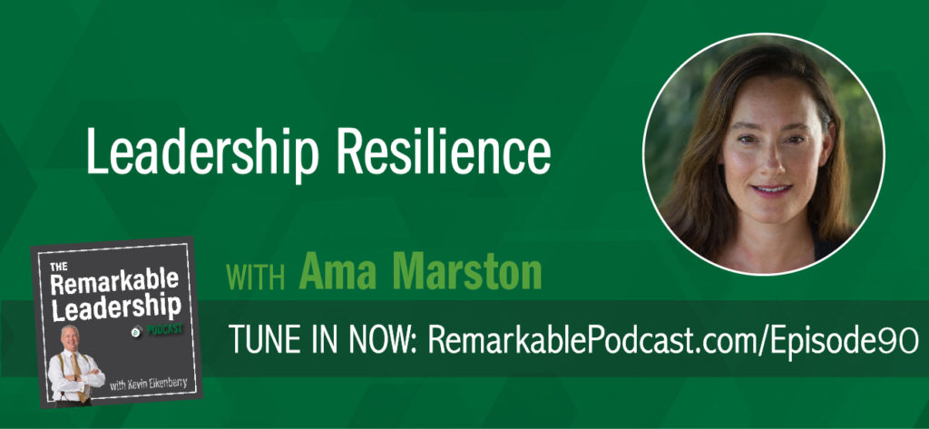 How do we use moments of stress to create something better? Ama Marston is co-author (with her mom) of Type R: Transformative Resilience for Thriving in a Turbulent World. She joins Kevin to discuss challenges; personal, professional, and global and skills you need to hone to bounce back. Type-R’s look to turn challenges into opportunities and find ways to grow from experiences.