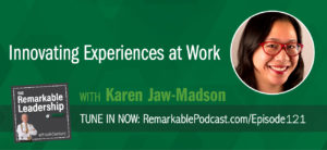 Culture. Is it the current buzzword? How important is it to your organization? Karen Jaw-Madson is the principal of Co.-Design of Work Experience and author of Culture Your Culture: Innovating Experiences @Work. She was frustrated by all the talk surrounding the importance of culture yet found that most organizations did not have an intentional process to create their culture. She shares with Kevin the journey to create the book and how she purposely did not want it filled with case studies. She explains the Design of Work Experience and through this framework leaders, teams, and employees across the board can create a culture to fit their context.