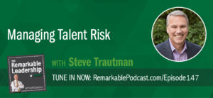 Leaders at all levels in an organization manage most business risks daily. Steve Trautman joins Kevin to talk about how you can manage talent risk, which is critical in today’s employment environment. Steve is the author of Do You Have WHO It Takes: Managing Talent Risk in a High Stakes Technical Workforce. He and Kevin talk about ideas for every level of an organization (including the corporate board) to manage talent risk with hard data. He debunks some common talent myths and feedback to encourage the right types of learning in the workplace.