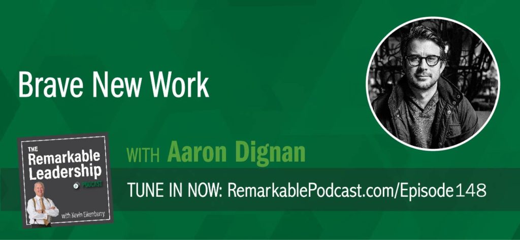 The operating system that worked on the factory floors 100 years ago does not work today, yet we still try to manage from that perspective. Aaron Dignan is looking at the way we work and turning it on its head to do better. Aaron is the founder of The Ready and author of his latest book, Brave New Work: Are You Ready to Reinvent your Organization? Aaron and Kevin discuss building teams that learn and recognizing the complexity of human nature. We need our folks to be making more decisions and they need to do that with a purpose. Once we can start with how we are connected and can truly answer what is holding us back.