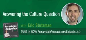 Many organizations are not thinking of how their culture can move them forward. Not only do you need to think about how to create your culture, but you also need to own it. Eric Stutzman is a co-author of The Culture Question: How to Create a Workplace Where People Like to Work. The book includes survey feedback from over 2,400 leaders and employees. Kevin and Eric talk about some of these findings, such as there is a direct correlation between leaders communicating with purpose AND in meaningful ways and people feeling like they have a great workplace. In order to create meaningful work, there need to be intentional conversations about progress. Further, how and when a leader should respond to conflict.