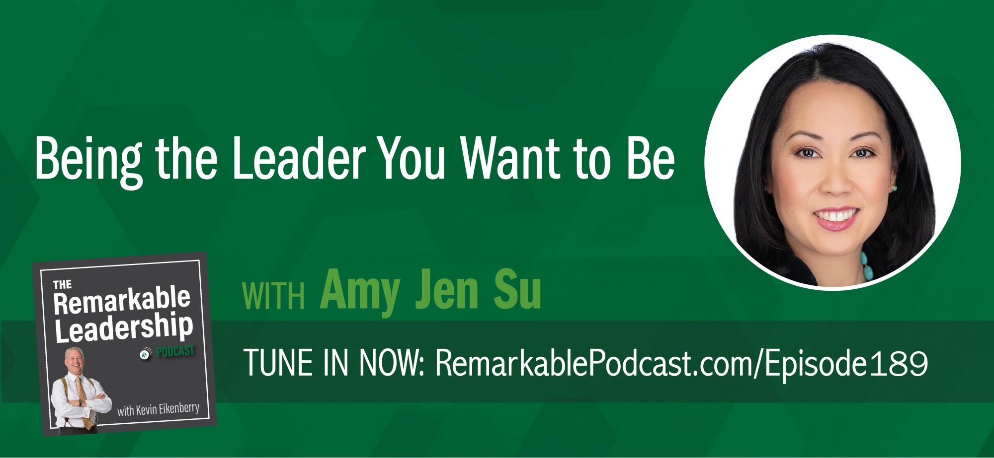 You know those good days. You wake up energized and confident. You cross stuff off your list, have productive meetings, make good decisions. In short, you are your best self. The question becomes how do you bring your best self every day? Amy Jen Su is the author of The Leader You Want to Be: Five Essential Principles for Bringing Out Your Best Self—Every Day. She joins Kevin to discuss both the principles that bring out our best and the pitfalls that trap us. If we get caught up in “doing” and let the demands of life take over before we can connect to ourselves, we not only impact our best self but our team and our culture.