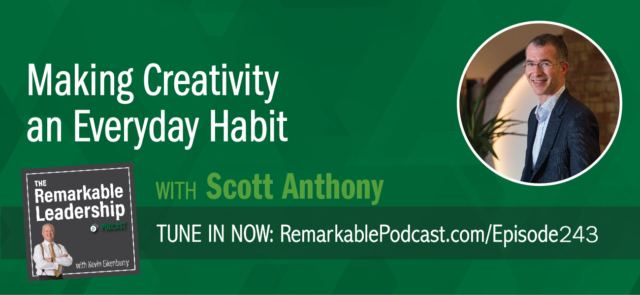 Making Creativity an Everyday Habit with Scott Anthony - #243 - The  Remarkable Leadership Podcast